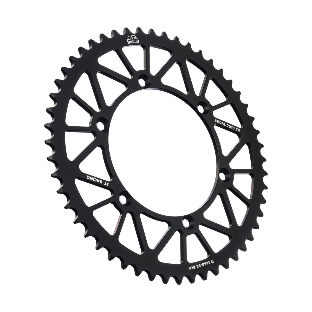 Rear sprocket JT ergal Kawasaki KX 250 F (04-25) 52 teeth black JTA460.52BLK