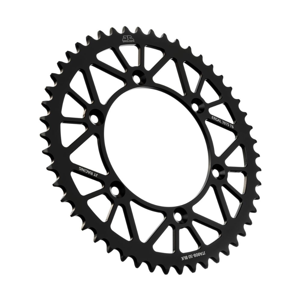 Rear sprocket JT ergal Suzuki RMZ 450 (05-25) 50 teeth black JTA808.50BLK