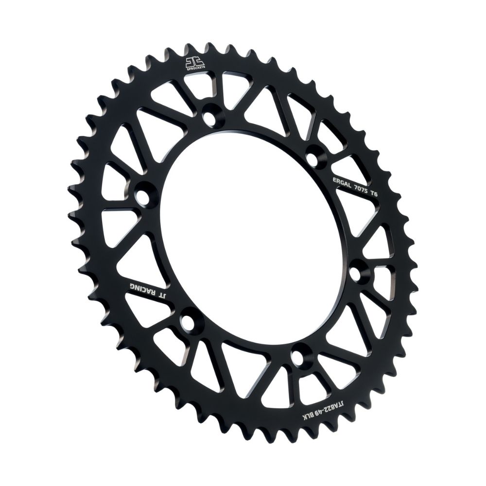 Rear sprocket JT ergal Sherco 300 SEF-R (14-25) 49 teeth black JTA822.49BLK