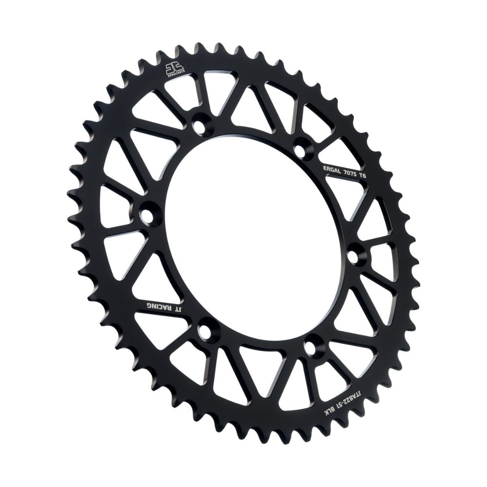 Rear sprocket JT ergal Sherco 300 SEF-R (14-25) 51 teeth black JTA822.51BLK