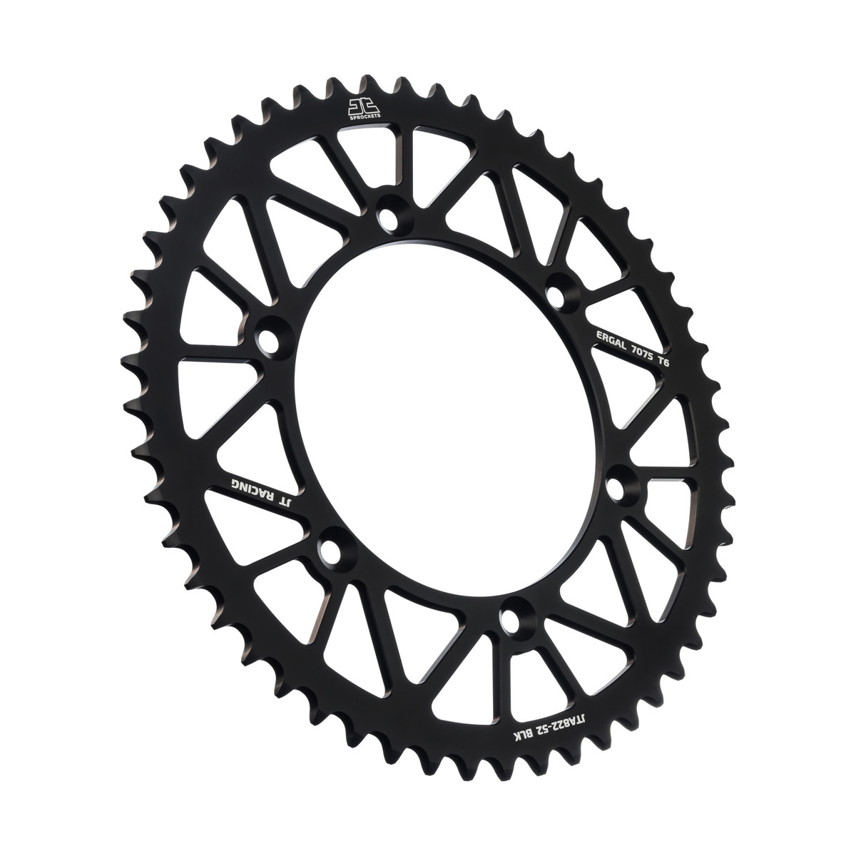 Rear sprocket JT ergal Husqvarna 449 TE (11-13) 52 teeth black JTA822.52BLK
