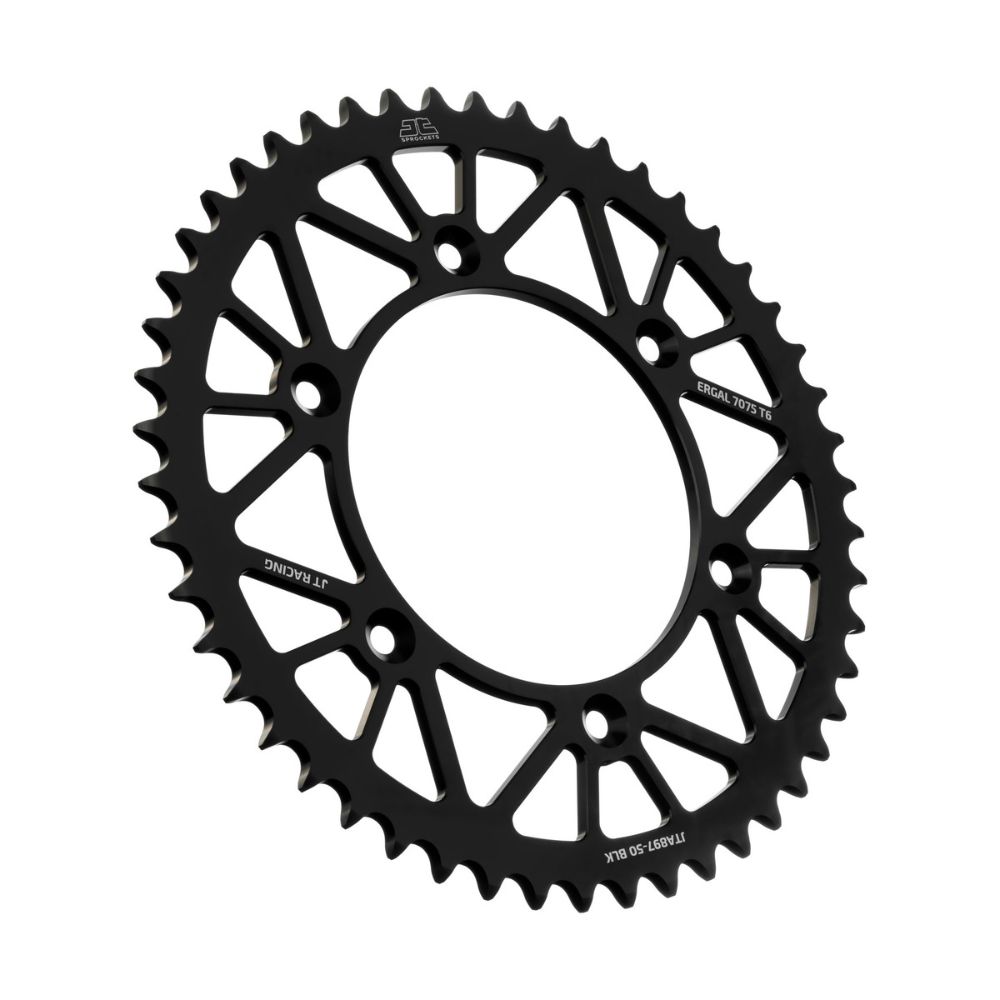 Rear sprocket JT ergal KTM 250 EXC (98-25) 50 teeth black JTA897.50BLK