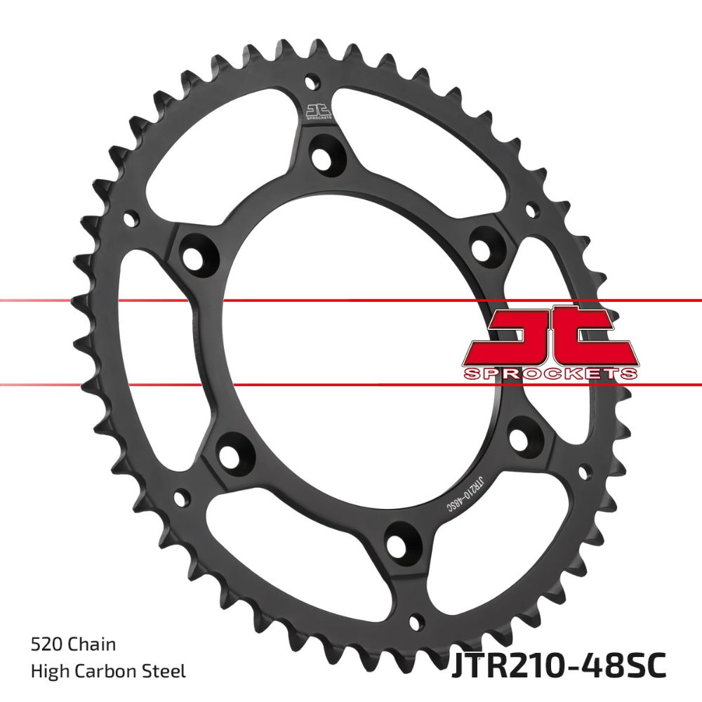 Rear sprocket JT steel Beta RR 300 (13-25) 48 teeth self-cleaning JTR210.48SC