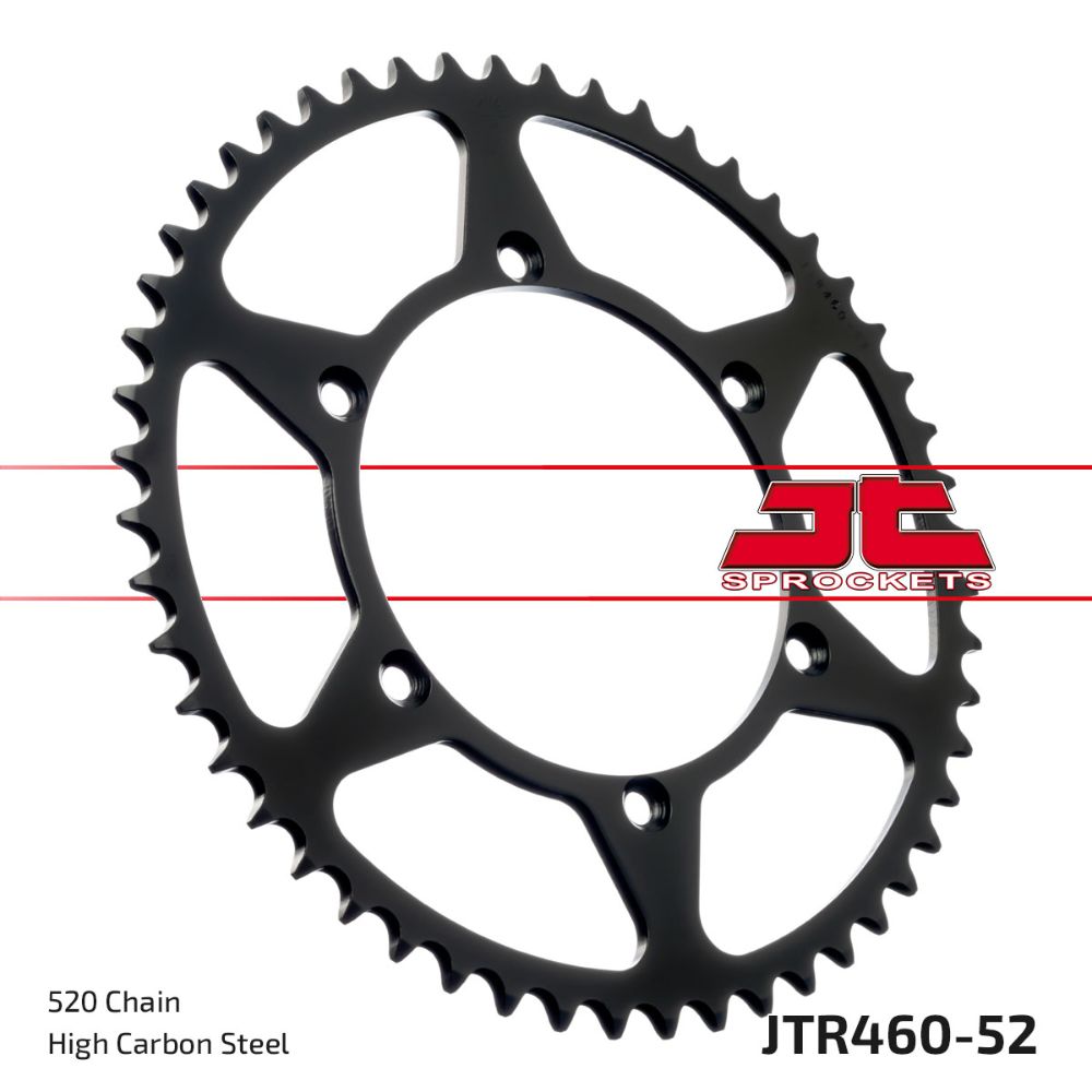 Rear sprocket JT steel Kawasaki KX 450 F (06-25) 52 teeth JTR460.52