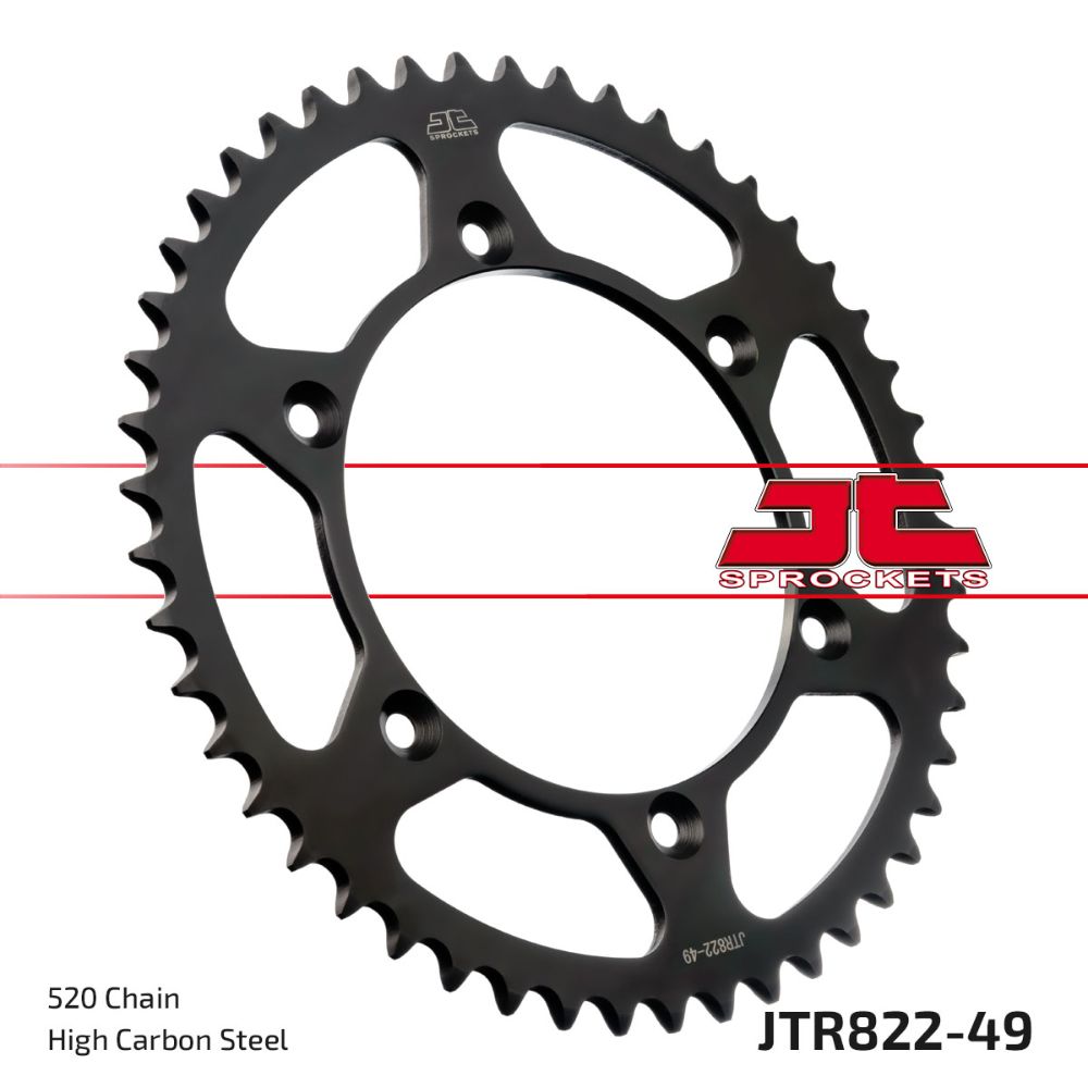 Rear sprocket JT steel Husqvarna 250 WR (90-13) 49 teeth JTR822.49
