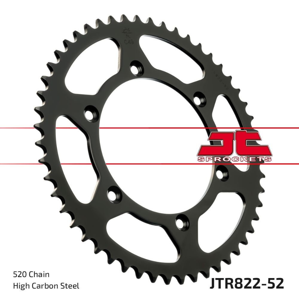 Rear sprocket JT steel Rieju 250 MR (21-25) 52 teeth JTR822.52