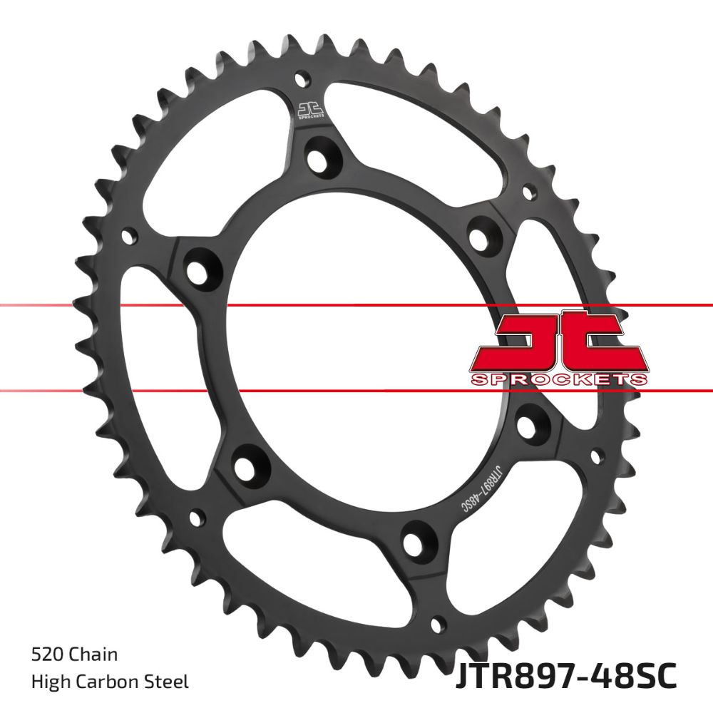 Rear sprocket JT steel Husaberg 125 TE (11-14) 48 teeth self-cleaning JTR897.48SC