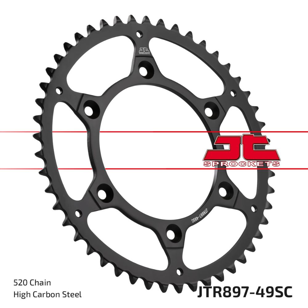 Rear sprocket JT steel Husaberg 350 FE (13-14) 49 teeth self-cleaning JTR897.49SC