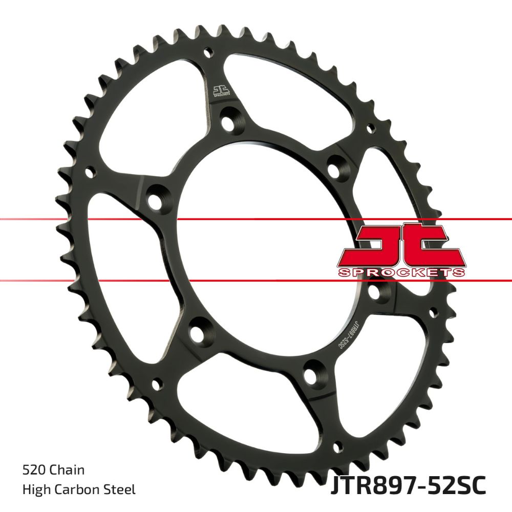 Rear sprocket JT steel Husaberg 250 FE (13-14) 52 teeth self-cleaning JTR897.52SC