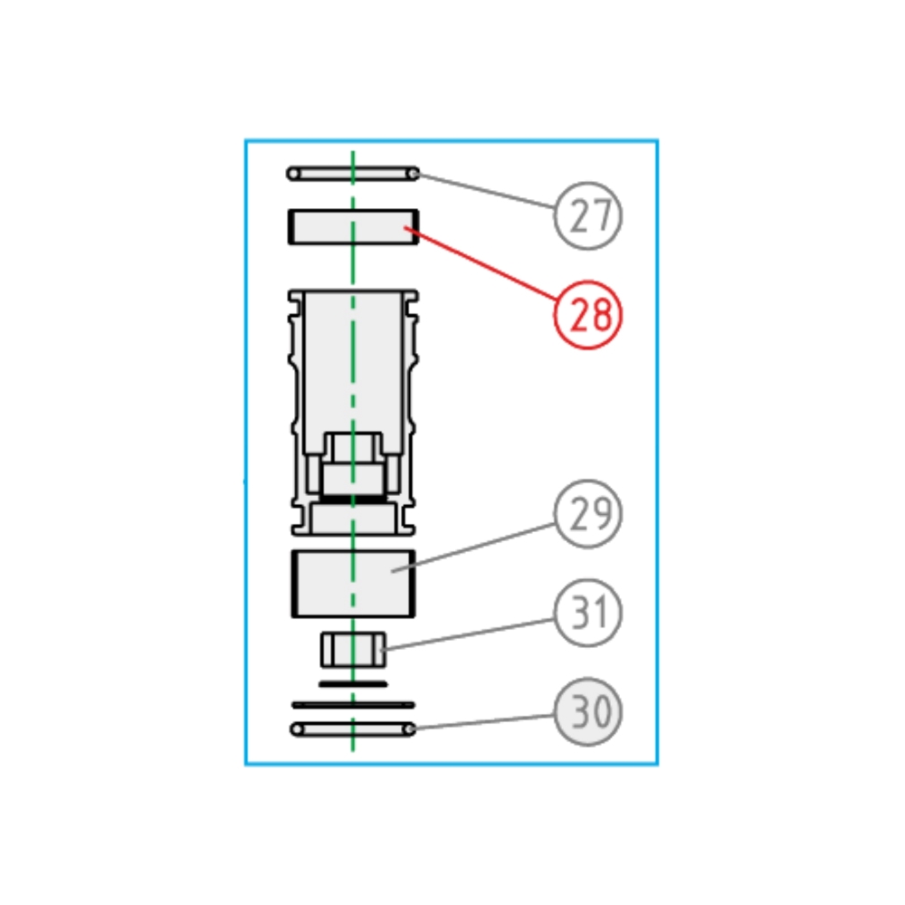 Free piston KYB Husqvarna 450 TC (10) - Upper bushing K110280000101
