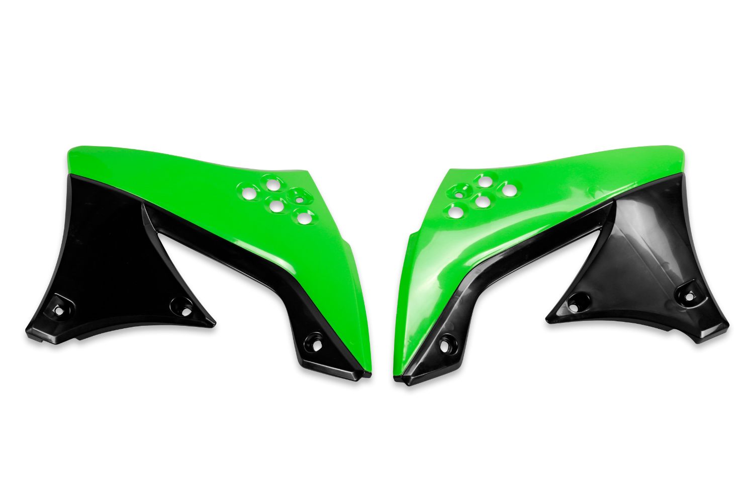 Radiator Shrouds Kawasaki KX 450 F (09-11) green and black* KA03799-999