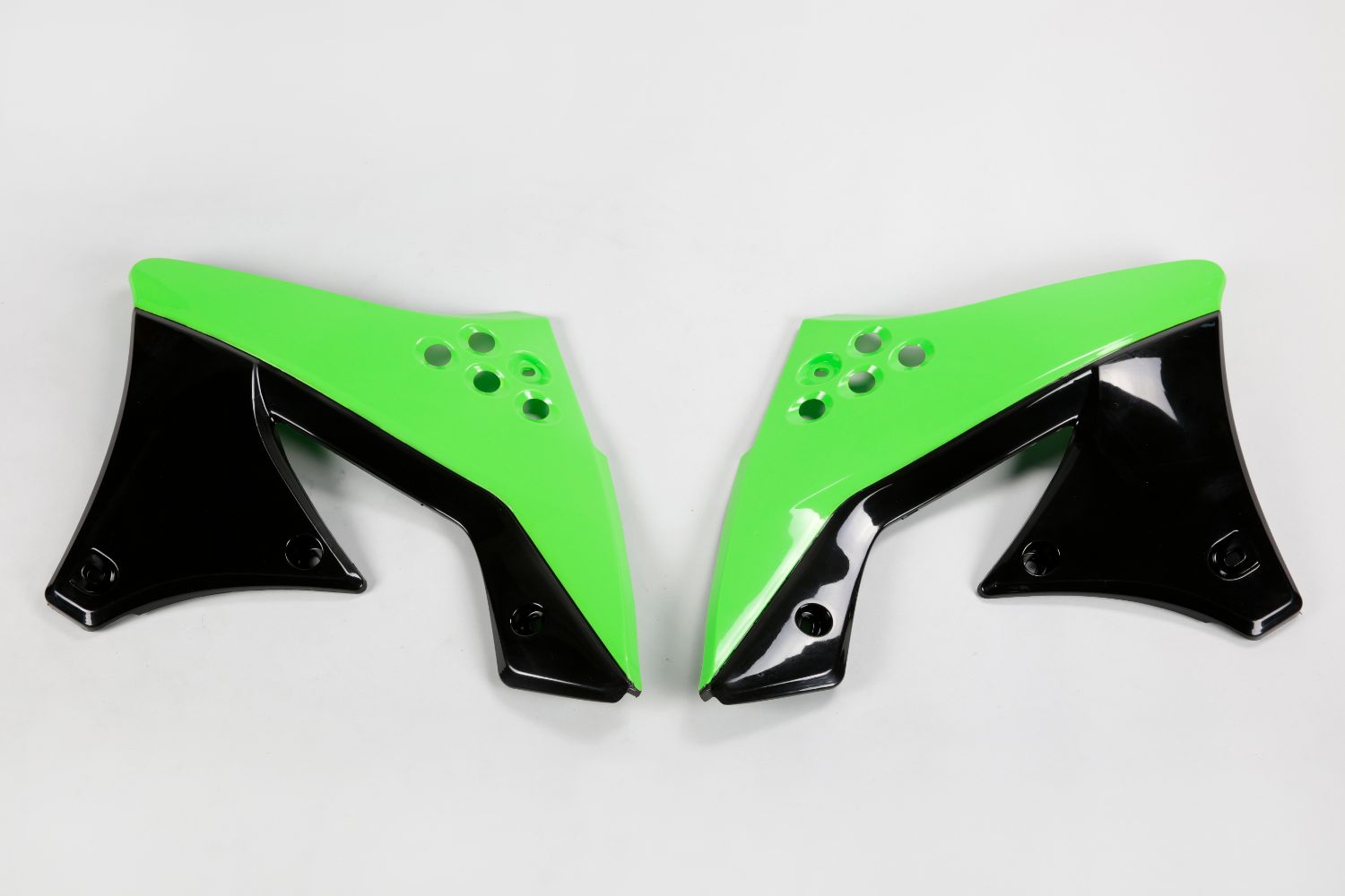 Radiator Shrouds Kawasaki KX 250 F (09-12) green and black* KA04703-999