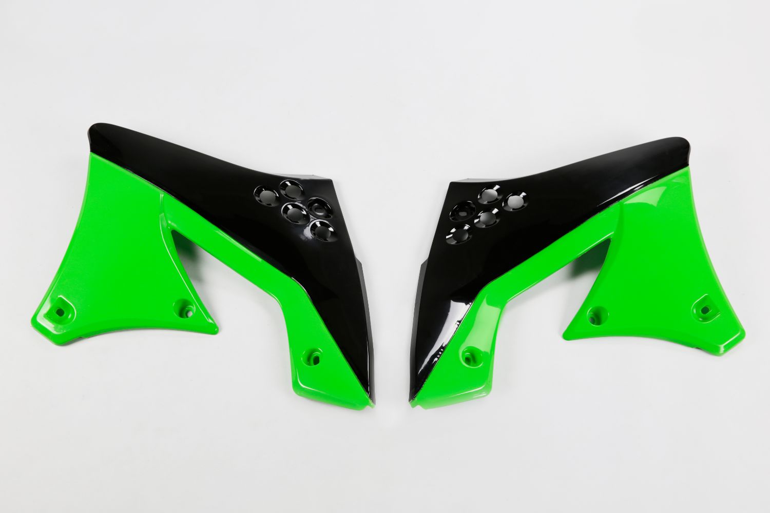 Radiator Shrouds Kawasaki KX 250 F (10-11) black and green* KA04712-999
