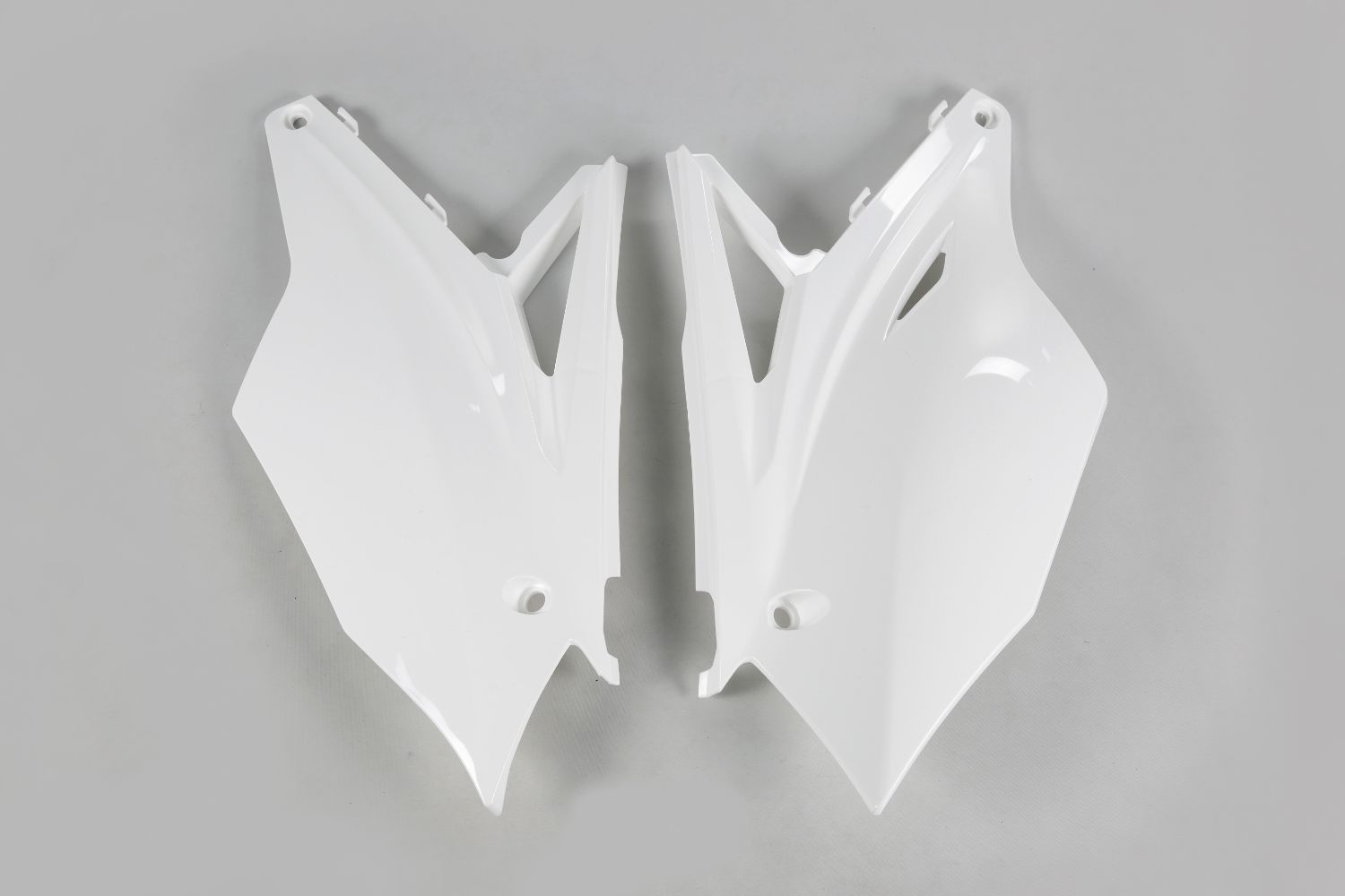 Side number plates Kawasaki KX 250 F (17-20) white* KA04737-047