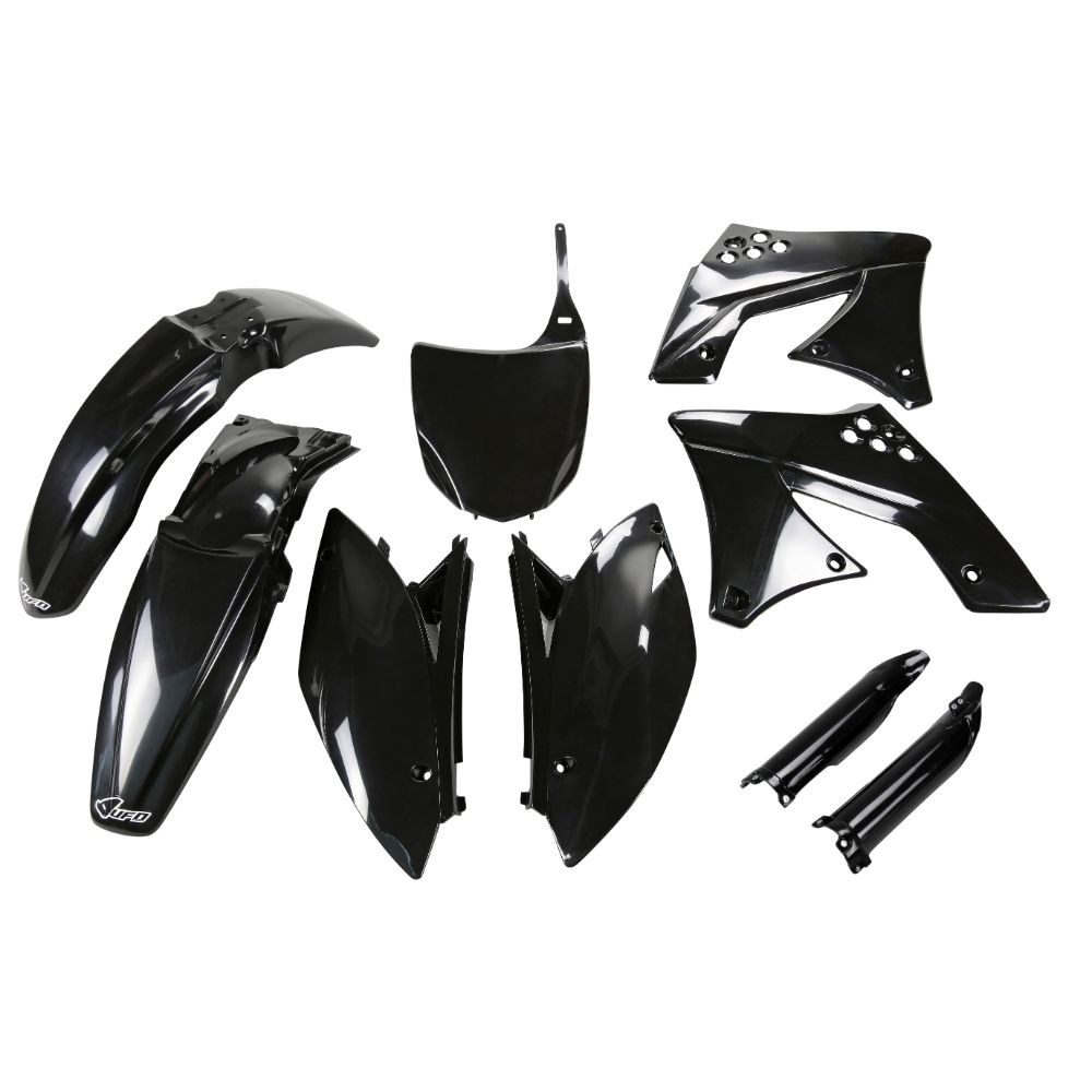 Plastics kit Kawasaki KX 250 F (09-12) - colour black KAKIT212F-001