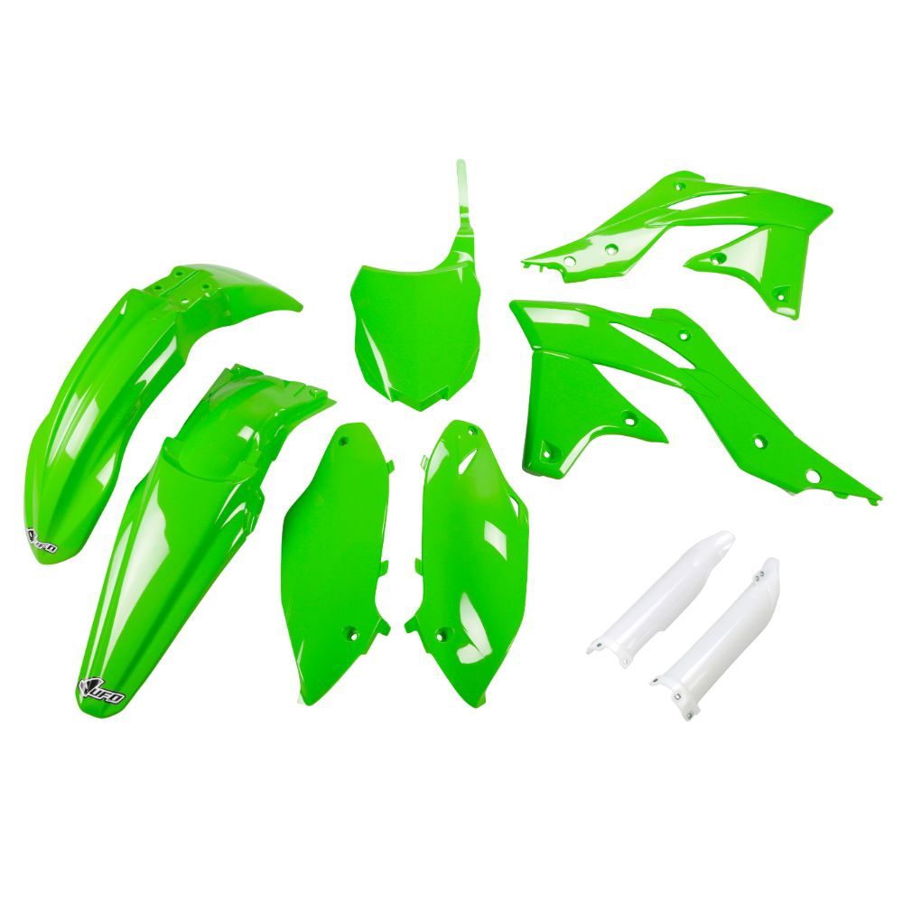 Plastics kit Kawasaki KX 250 F (13-16) - colour green KAKIT219F-026