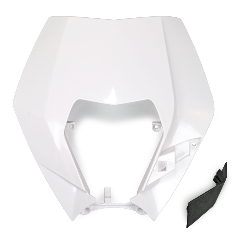 Headlight mask front KTM 250 EXC (09-13) white* KT04090-047