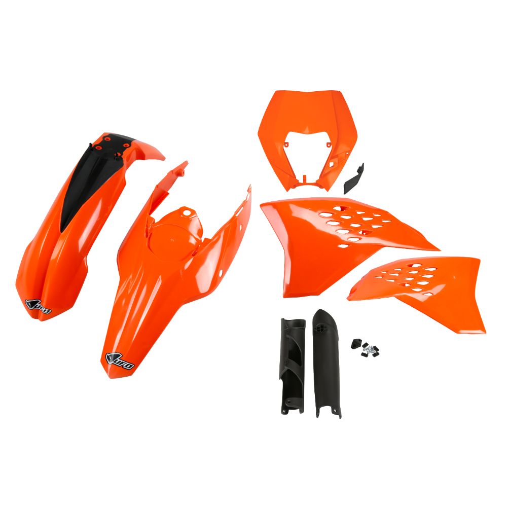 Plastics kit KTM 125 EXC (09-10) - colour OEM KTKIT520F-999