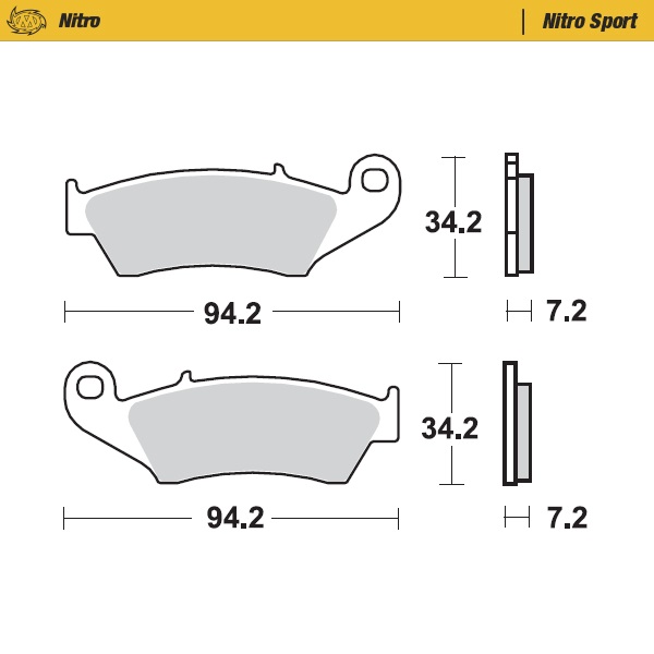 Brake pads Moto Master Beta RR 430 (15-25) front nitro MM-093422