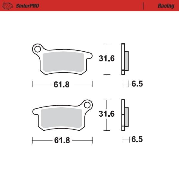 Brake pads Moto Master KTM 85 SX (04-11) front racing MM-094611