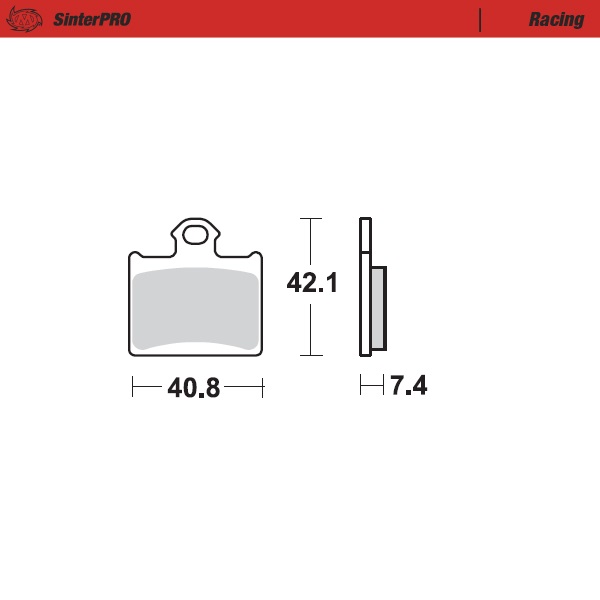 Brake pads Moto Master KTM 85 SX (11-20) rear racing MM-096711