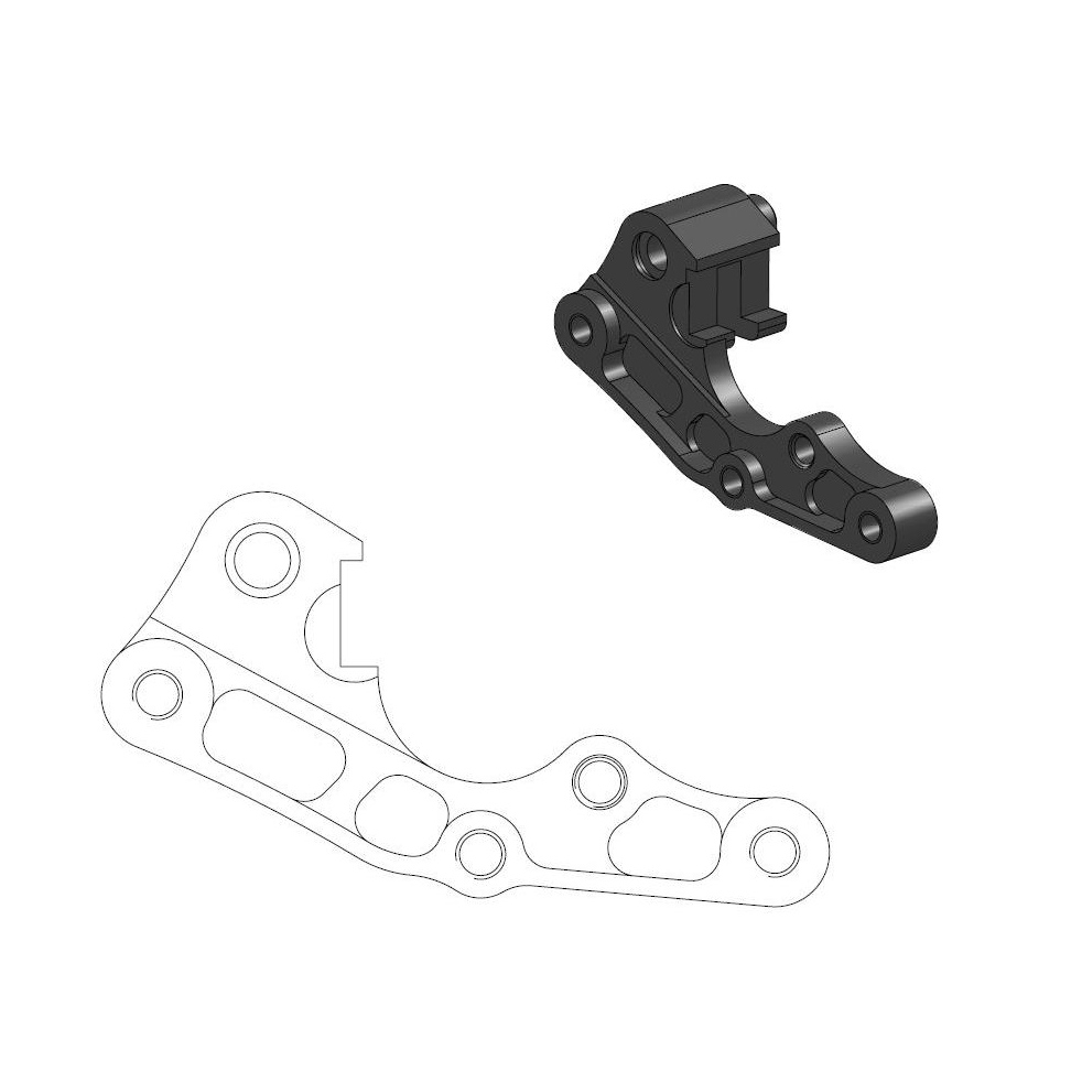 Spacer Beta Xtrainer 250 (17-25) front 270 mm - Moto Master MM-211079