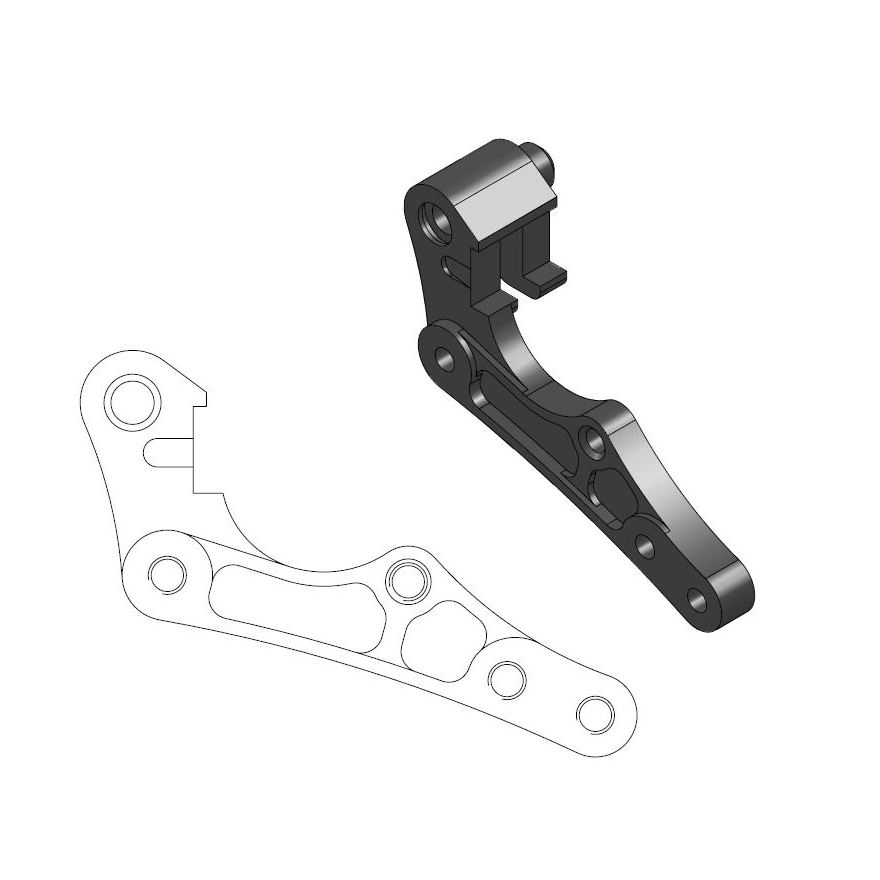Spacer Sherco 300 SE-R (14-23) front 270 mm - Moto Master MM-211080