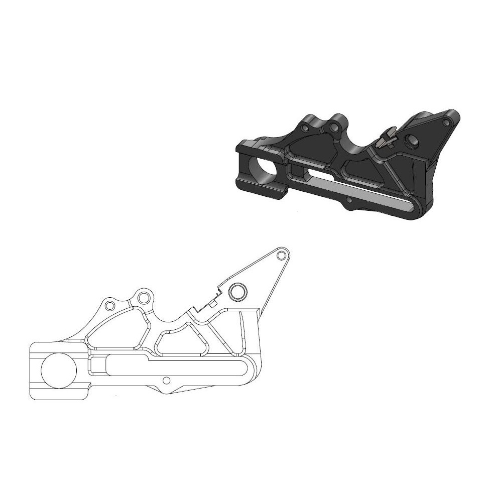 Spacer Husqvarna 250 FC (18) rear 240 mm - Moto Master MM-211103