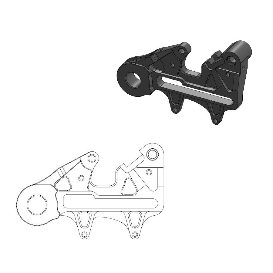 Spacer Husqvarna 125 TC (14-15) rear 240 mm - Moto Master MM-211109