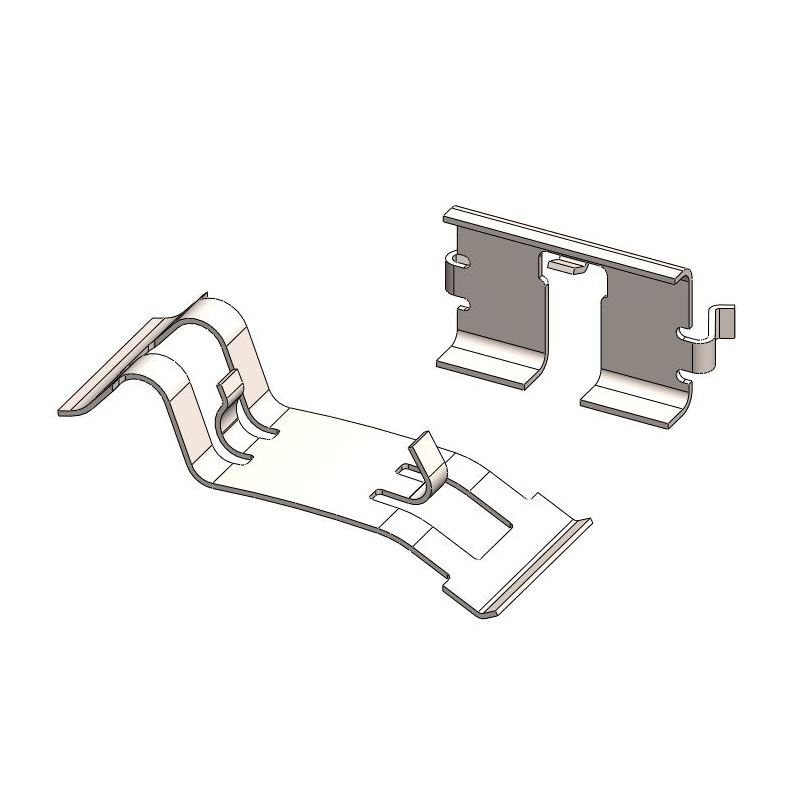 Brake pad retaining clip KTM 150 EXC (20-25) front + metal plate MM-213095