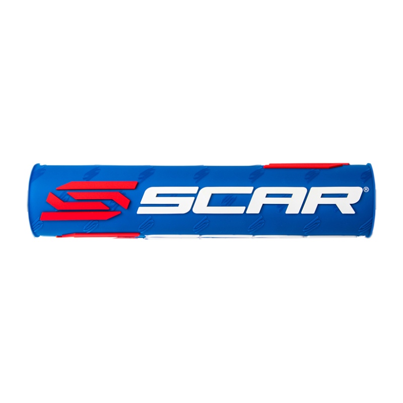 Handlebar pad Scar blue and white - Handlebar with crossbar MSXBL