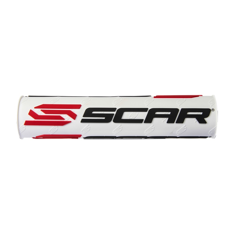 Handlebar pad Scar white and black - Handlebar with crossbar MSXW