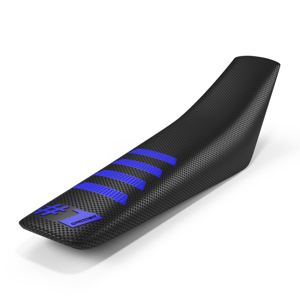 Universal seat cover Onegripper - Ribbed black and blue OSC02-BLBE