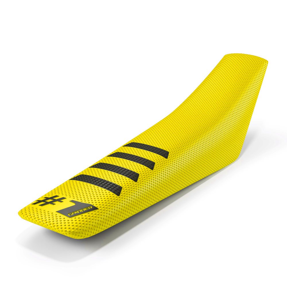 Universal seat cover Onegripper - Ribbed yellow and black OSC02-YWBL