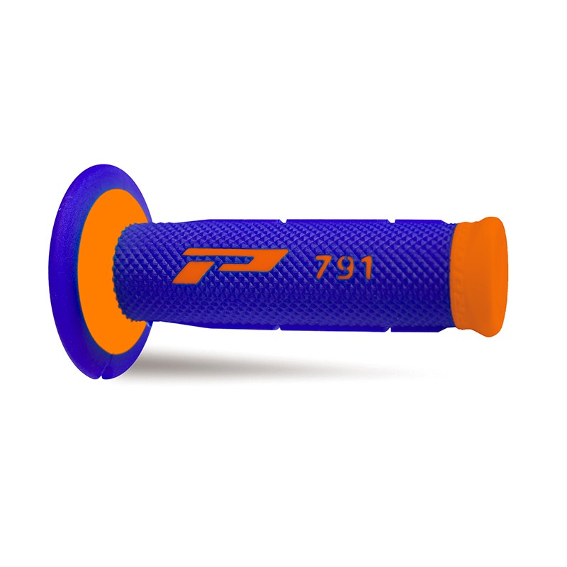 Pair of Grips off-road Pro Grip 791 - neon orange blue