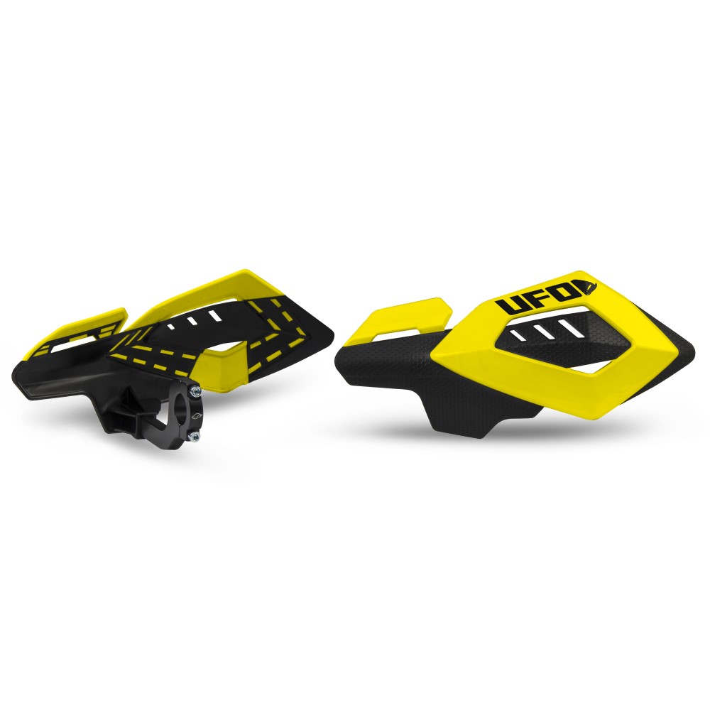 Pair of handguards UFO ARCHES universal yellow Pair of handguards UFO ARCHES universal yellow