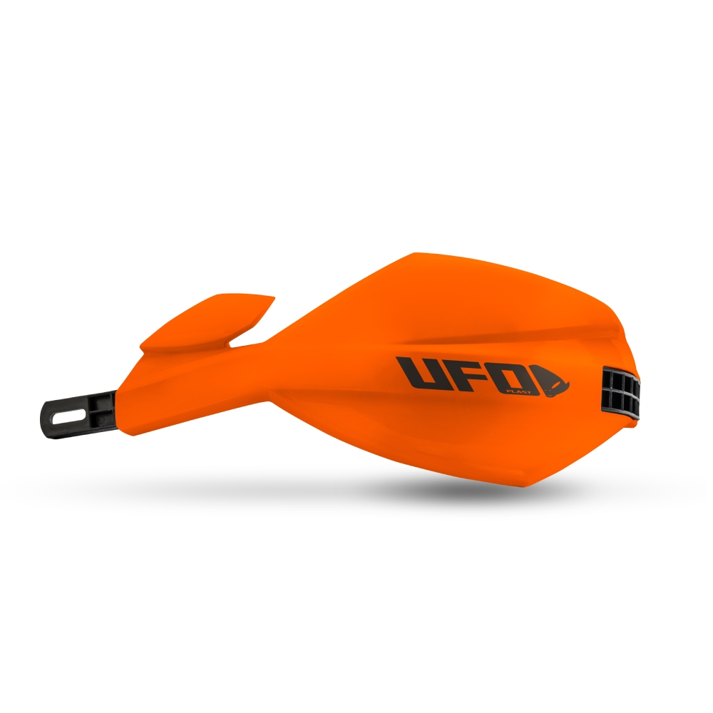 Pair of full-wrap handguards UFO MUGAN for 28.6 mm handlebars orange Pair of full-wrap handguards UFO MUGAN for 28.6 mm handlebars orange