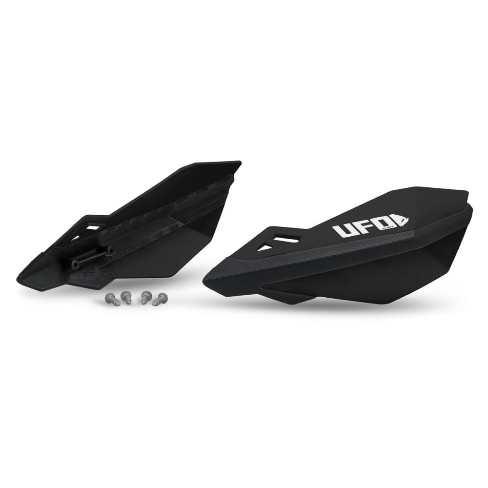 Pair of handguards UFO TRAXION for lever mounts black Pair of handguards UFO TRAXION for lever mounts black