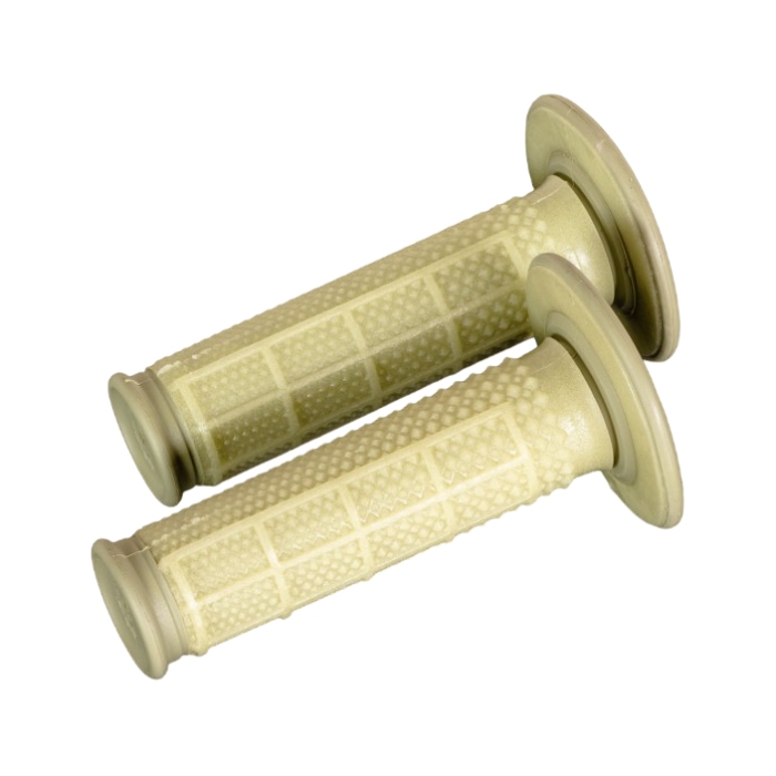 Pair of Grips off-road Renthal Dual Half Waffle Tapered - kevlar R-G166