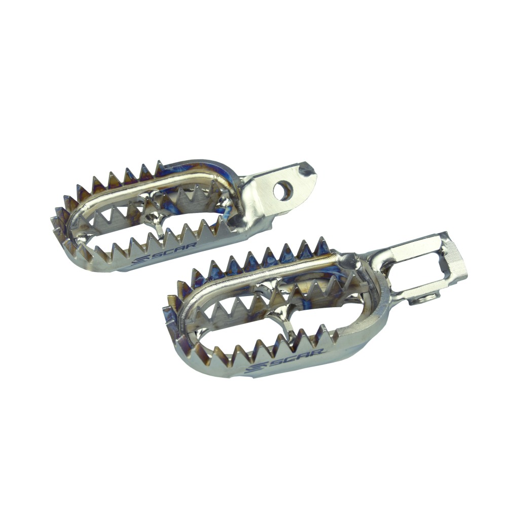 Footpegs titanium Scar Gasgas 250 EC (24-26) Gripper S5518
