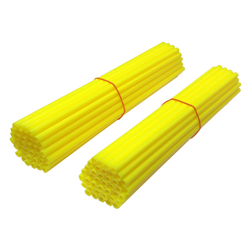 Set of 80 spoke covers neon yellow SKSK.FG
