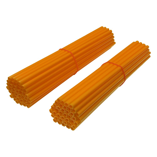 Set of 80 spoke covers orange SKSK.NA