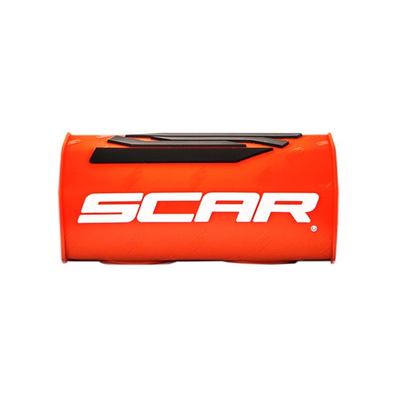Handlebar pad Scar neon orange and white - Handlebar without crossbar SMSOOR