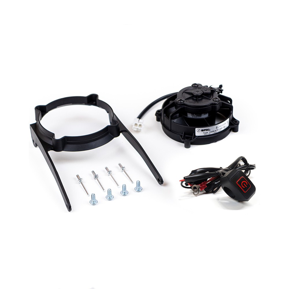 Radiator fan kit Husaberg 450 FE (10-14) manual SPAL SP-RFS-K1-SR