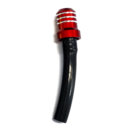 Fuel tank vent with short hose red