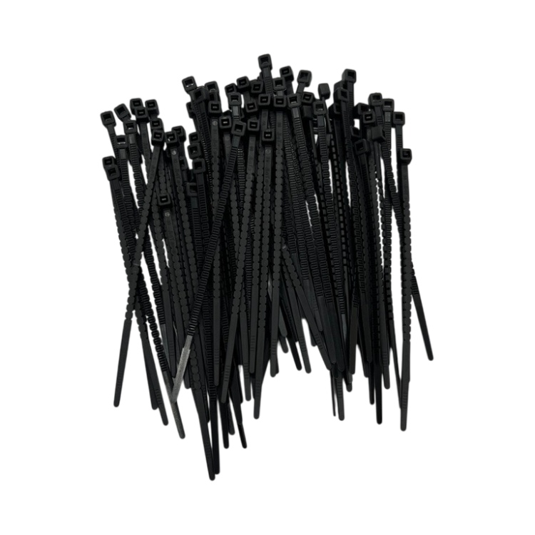 Reusable nylon zip ties NRTeam 2,8 x 102 mm black TCTN.102